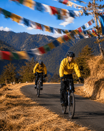 Mountain biking 